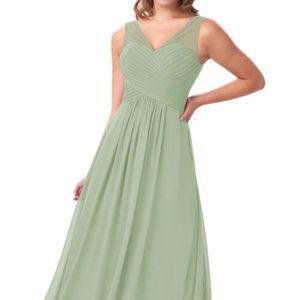 Azazie Alicia Bridesmaid Dress - Dusty Sage